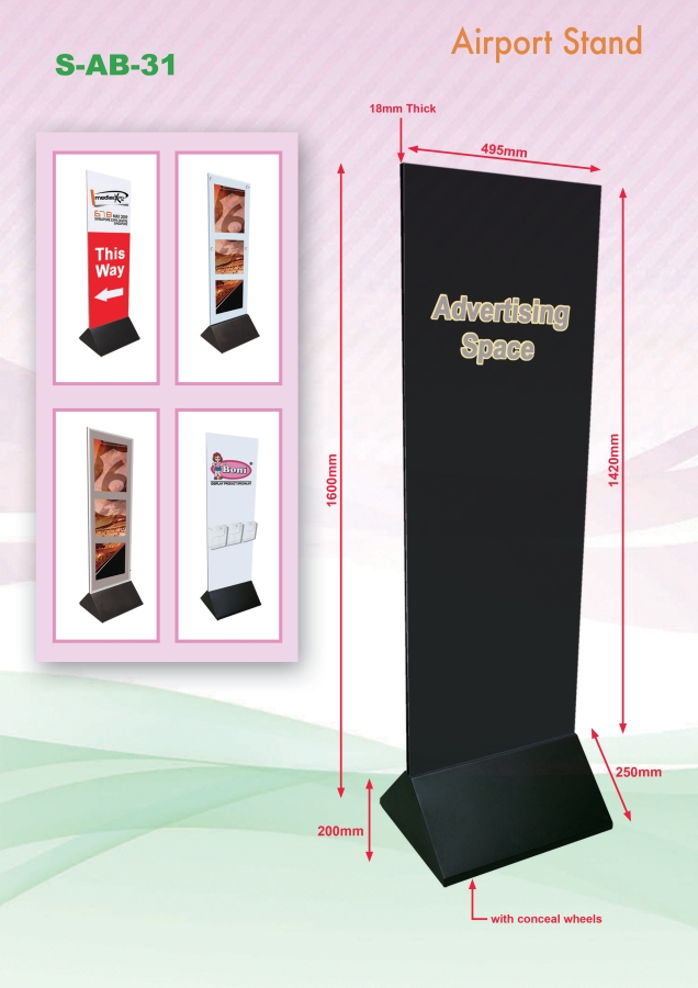 Airport Stand – 142cm x 49.5cm