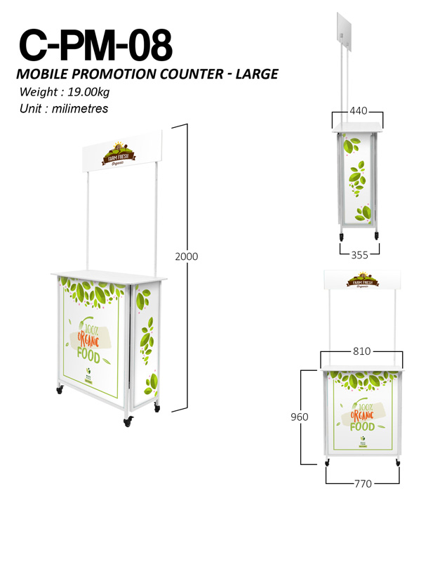 Mobile Promotion Counter – Large
