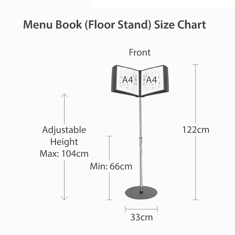 Menu Book (Floor Stand)