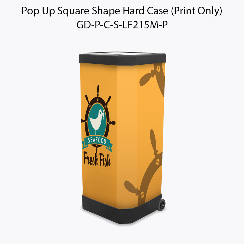 Pop Up Square Shape Hard Case (Print Only)