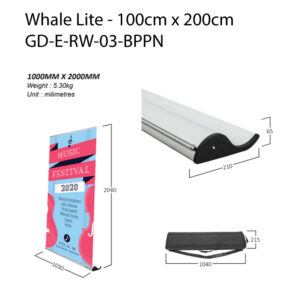 Whale Lite - 100cm x 200cm