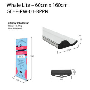 Whale Lite - 60cm x 160cm