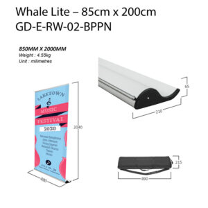 Whale Lite - 85cm x 200cm
