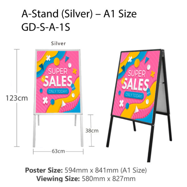 A-Stand (Silver) - A1 Size