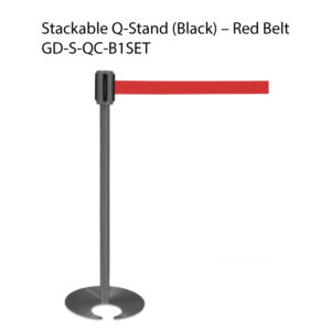 Stackable Q-Stand (Black) - Red Belt