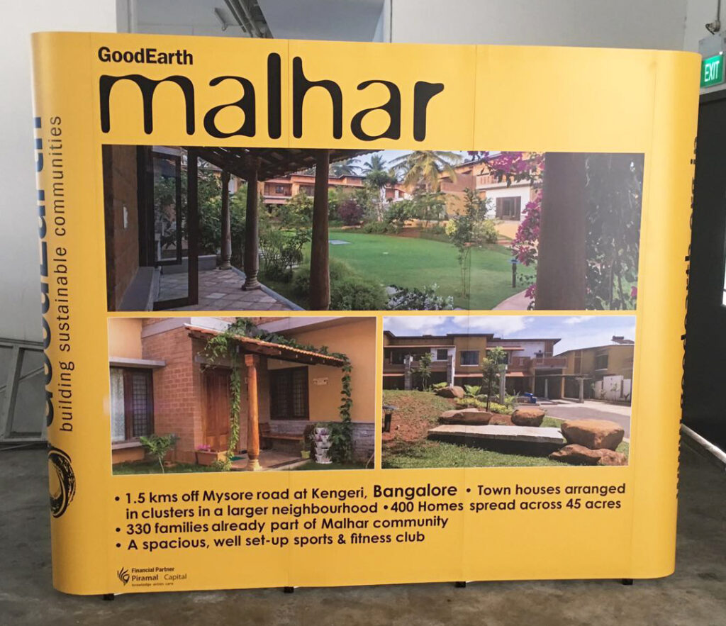 Double Sided Pop up Display