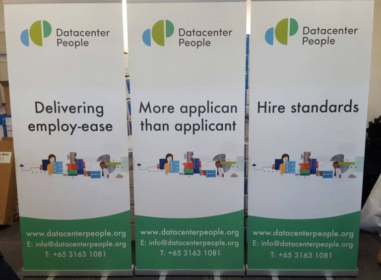 Pull Up Banner For Datacenter People